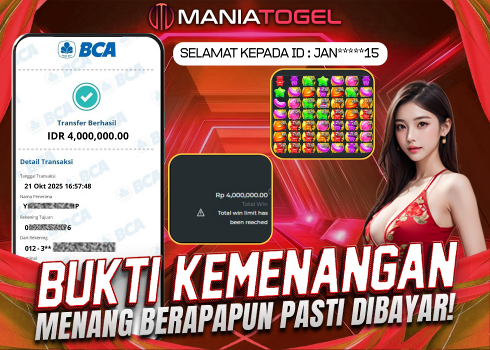 Bukti Kemenangan Asli 4jt di Game Sugar Rush