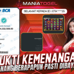 bukti kemenangan maniatogel