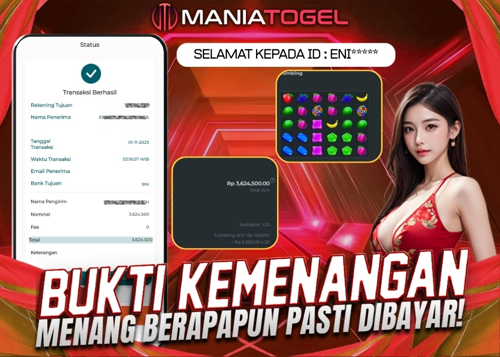 Bukti Kemenangan 3,6jt di Game Sweet Bonanza!
