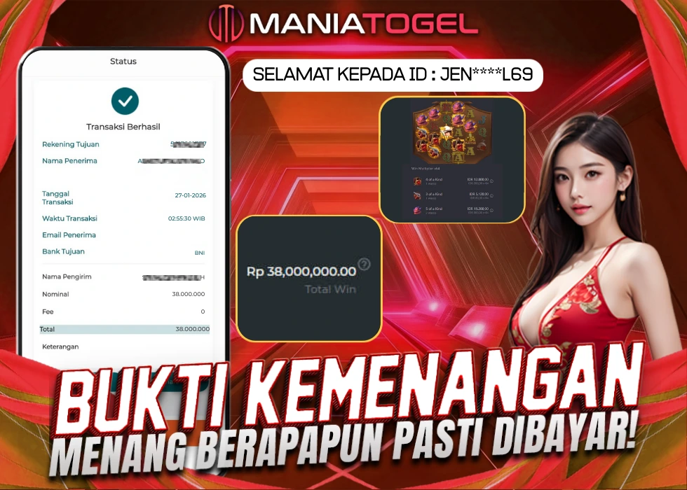 Bukti Kemenangan 38 JT di Wild Bounty Showdown
