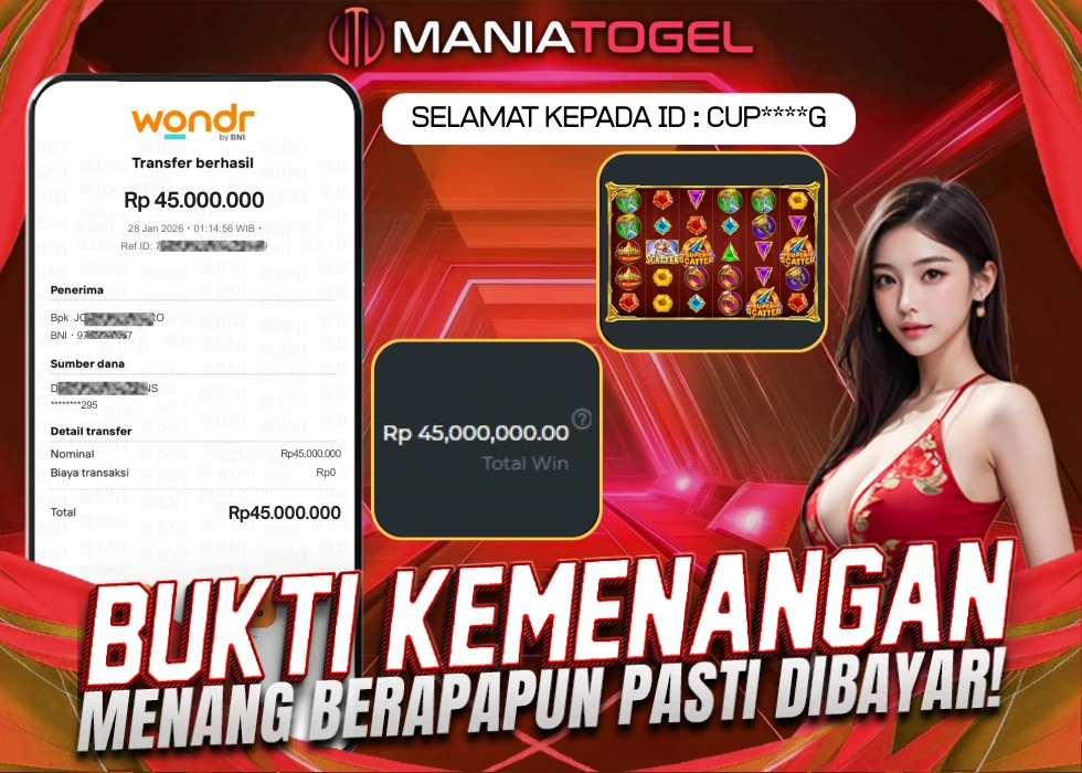 Bukti Kemenangan 45 JT di Game Gates Of Olympus Super Scatter