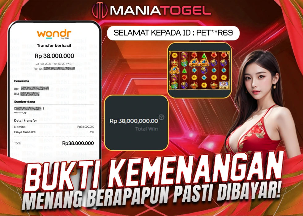 Bukti Kemenangan 38 JT di Game Gates Of Olympus Super Scatter