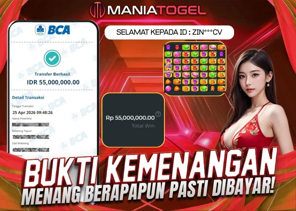 Bukti Kemenangan 55 JT di Game Sugar Rush 1000